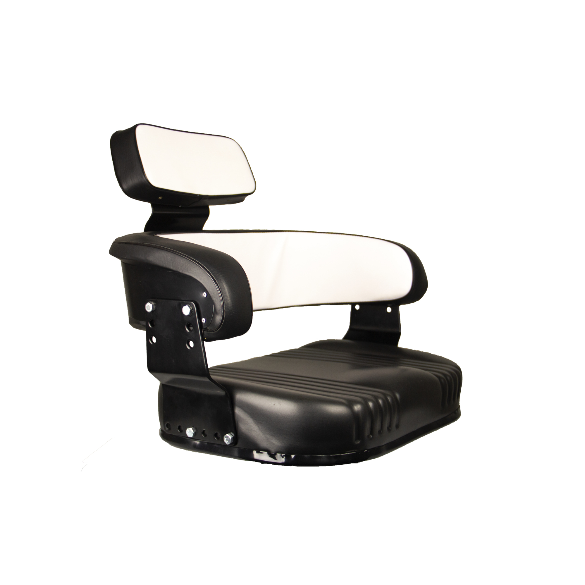 Black Talon Seats, 3 PC CUSHION SET - IH - BLACK/WHITE, Capacity 250 lb, Model# 560000BWIH